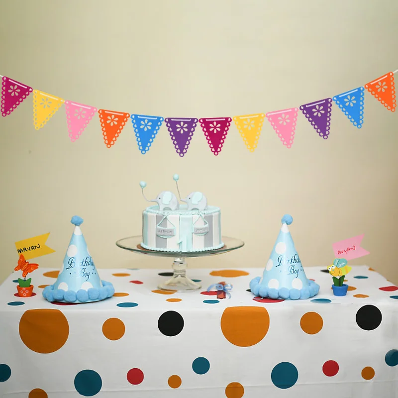 Pinata Themed Party Mexican Banner Garland Flag For Wedding Party Decoration Colorful Summer Birthday 1pc