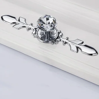 

2019 Diamond Crystal Dresser Fit Drawer Furniture Pull Handle Cabinet Door