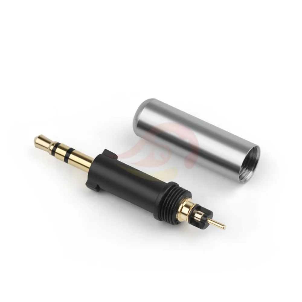 For K450 Q460 K480 Headset DIY Headphone Jack 2 5mm 3 Poles Stereo Audio Connectors Gold Plated 2 5 Extension Plug Adapter