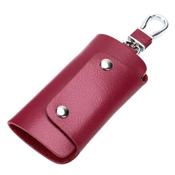 

2020 BLA Fashionable Female Keychain Hanging Bag Portable Genuine Leather Keys Female Storage Package Men's Car Keys Bags