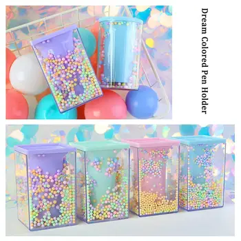 

1Pcs Desktop storage pen holder acrylic pen holder office pen Creative pen storage holder holder student accessories holder Q4J3