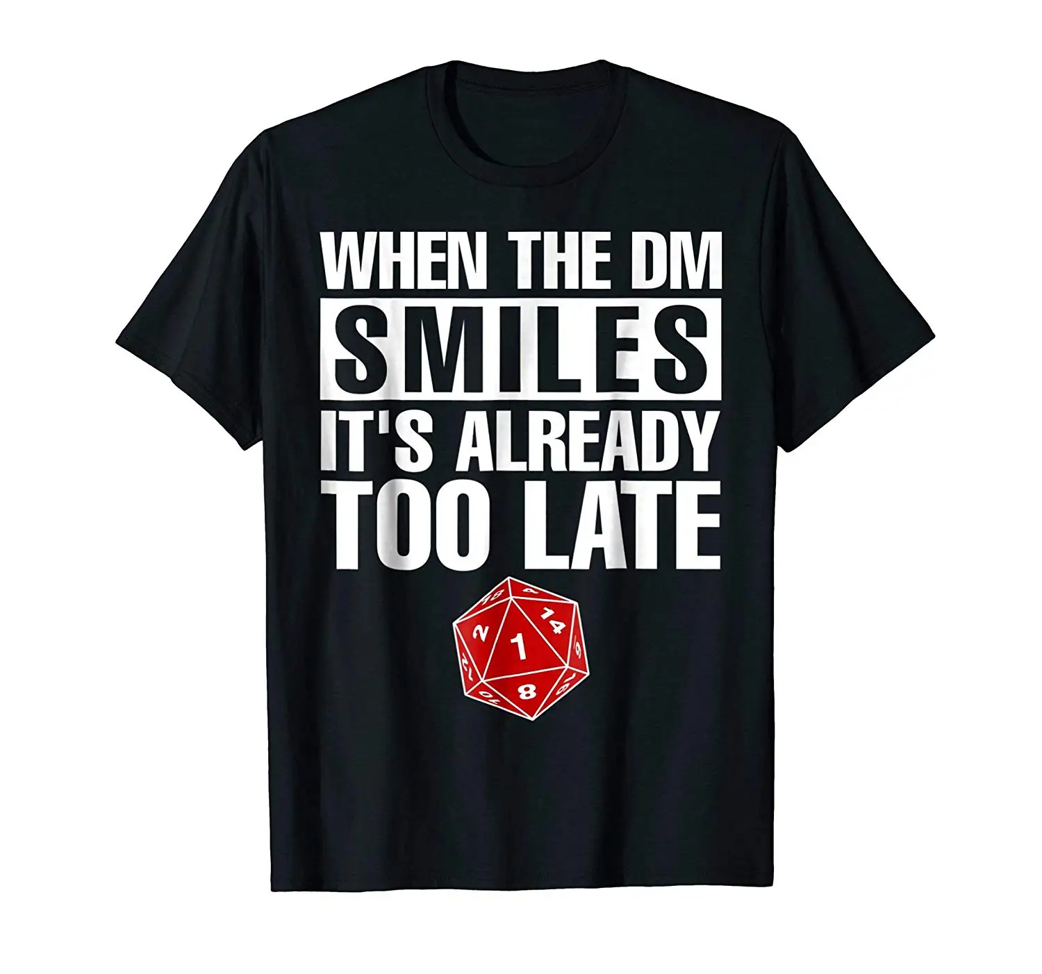2019 модная футболка 100% хлопок Dnd когда Dm игра мастер улыбается настольная РПГ |
