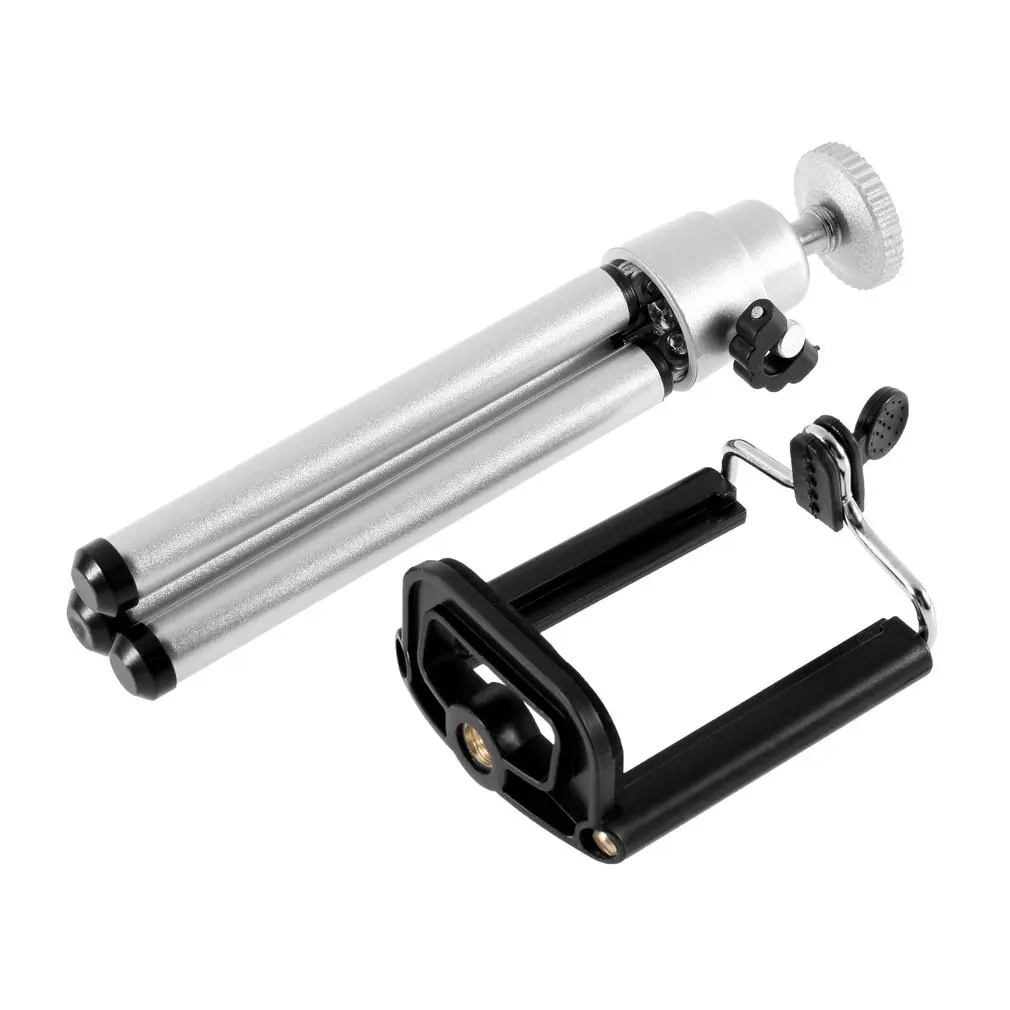 

High Quality 1set Universal Mini Stand Tripod Mount+Holder for iPhone 6 6Plus 5S 5C 5 for SamSung