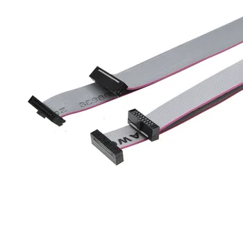 

5PCS 1.27MM pitch FC-6/8/10/14/16/20/40/50 PIN 30CM JTAG ISP DOWNLOAD CABLE Gray Flat Ribbon Data Cable FOR DC3 IDC BOX HEADER