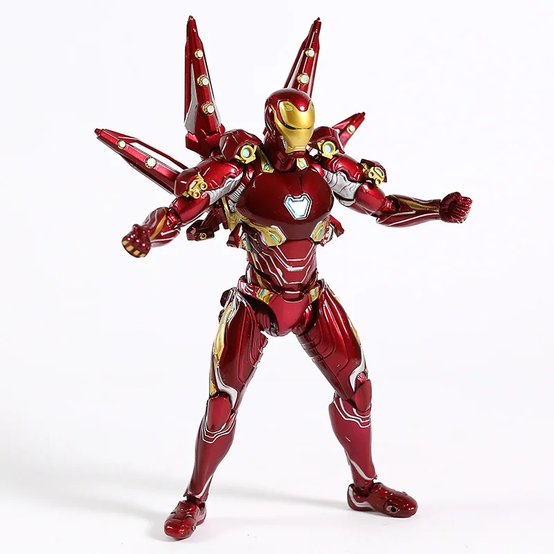 Мстители эндгейм Железный человек MK50 нано набор оружия 2 ПВХ фигурка SHF фигурка игрушка