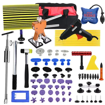 

Remove Dents Paintless Dent Removal Tools Set Car Repair Tool Kit Reflector Dent Puller Suction Cups Glue Tabs