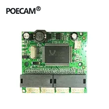 Концентратор 3 порта 4 порта 5 портов Ethernet коммутатор Moudle Встроенная машина вставка device100Mbps сеть макетная плата чип realtek 8306E