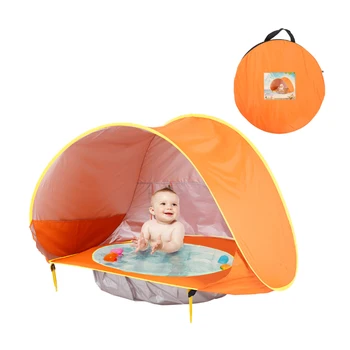 Baby Beach Tent Children Waterproof Pop Up sun Awning Tent UV-protecting Sunshelter with Pool Kid Outdoor Camping Sunshade Beach 3