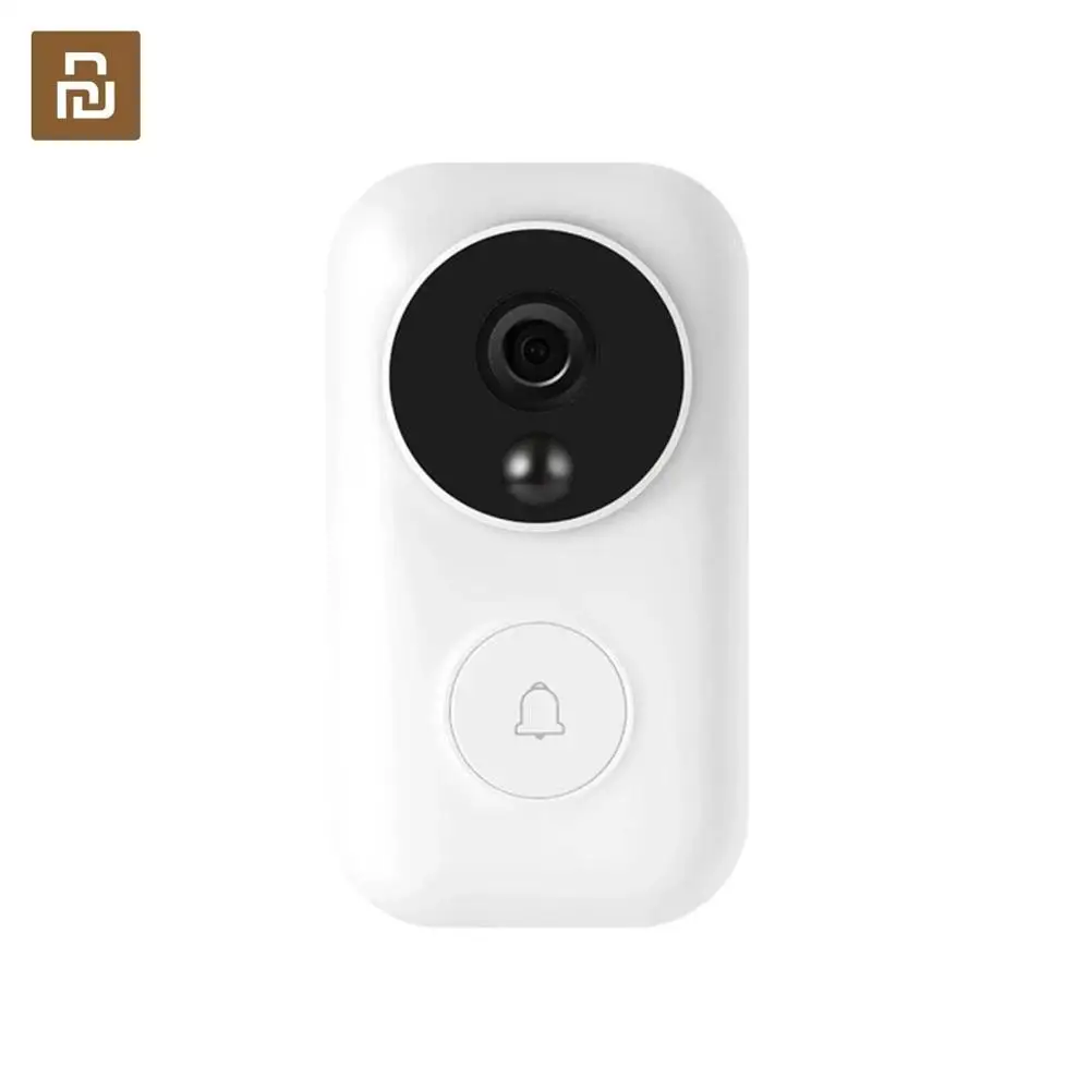 Быстрая доставка Youpin дверной звонок AI распознавание лица 720P ИК двухстороннее