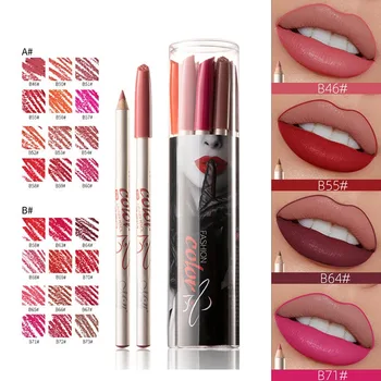 

Velvet Matte Lip liner Lipstick Lasting Waterproof Non-stick Cup Lip Gloss Set