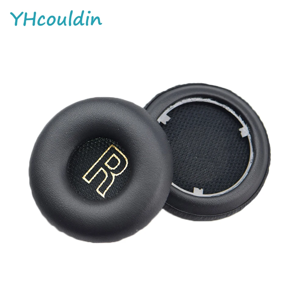 YHcouldin Replacement Ear Pads Fit for Meizu HD50 Headphones Soft Sponge Leatherette Ear Cushions with Snap Clip Black White Red
