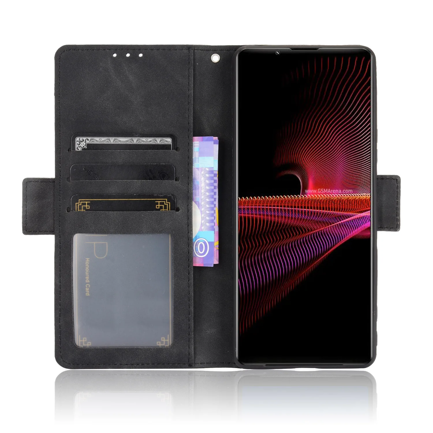 Case for Sony Xperia 1 III 10 III Premium Leather Wallet Leather Flip Multi-card slot Cover