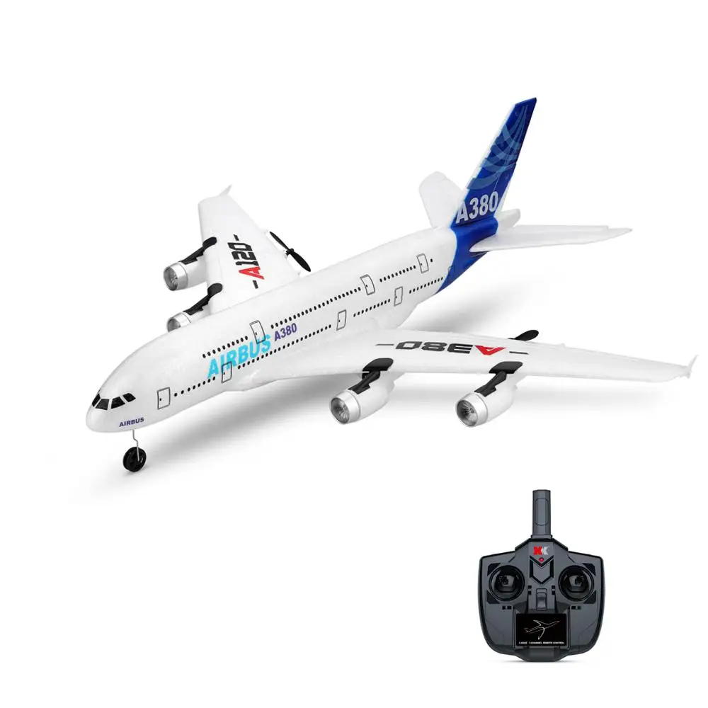 

A120-A380 Airbus 510mm Wingspan 2.4GHz 3CH RC Airplane Fixed Wing RTF With Mode 2 Remote Controller Scale Aeromodelling