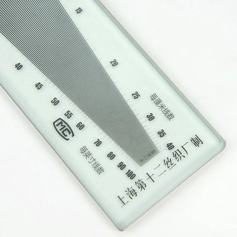 Fabric Density Mirror Weft Warp Scale Measuring Instrument
