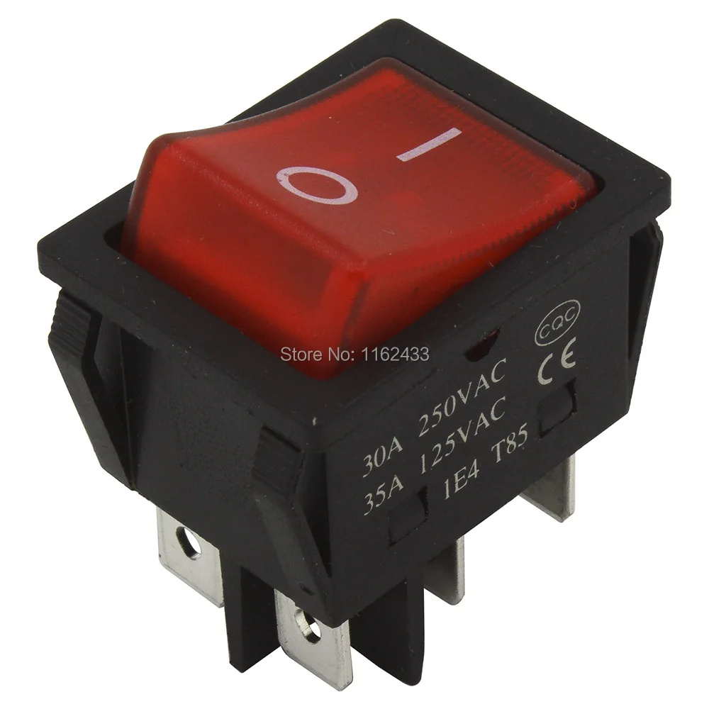 Us 0 92 Kcd4 202n 3 Perforate 30 X 22 Mm 30a 6 Pin On On Boat Rocker Switch Kcd4 Series Power Switch With 220v Light Pin Switch Pin Pinswitch Series