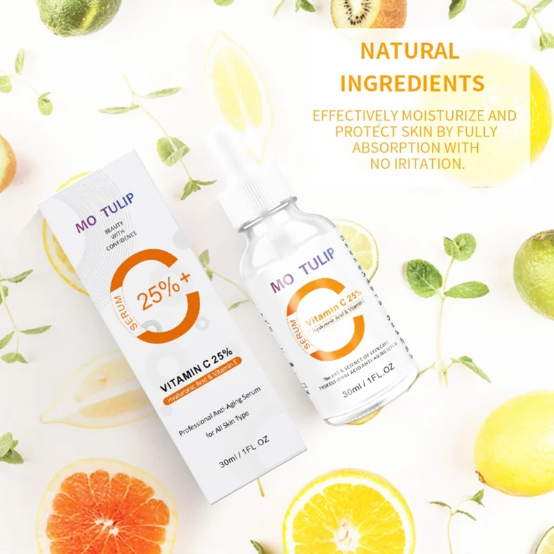 Natural Vitamin C VC Serum Brightening Moisturizing Anti-Aging Anti-wrinkle Skin Care Essential Oils Face Care Serum Beauty Natural Vitamin C VC Serum Brightening Moisturizing Anti-Aging Anti-wrinkle Skin Care Essential Oils Face Care Serum Beauty