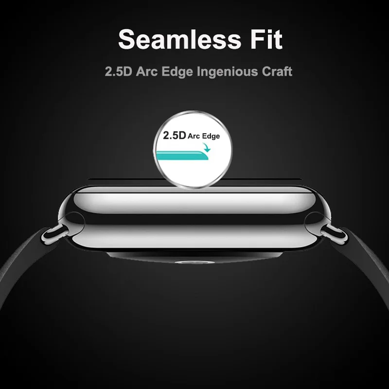Тонкая пленка для защиты экрана Huami Amazfit bip, чехол из стекловолокна, ультратонкая защитная пленка, полное покрытие, ТПУ, для смарт-часов