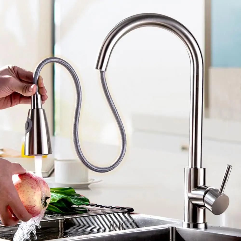 

Saving Faucet Water Rotate Faucet Faucet Filter Durable Sturdy Flexible Hose Lengthen Rotatable Silver Bathroom Family Adapter