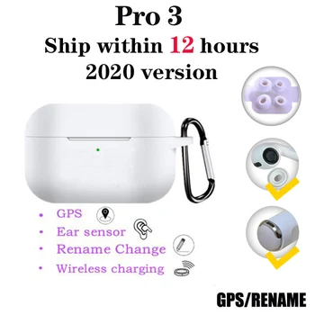 

New 1: 1 Airpodding Pro 3 tws wireless Bluetooth earphone earphones pressure sensor earphones PK i900000 pro air pro 3 tws