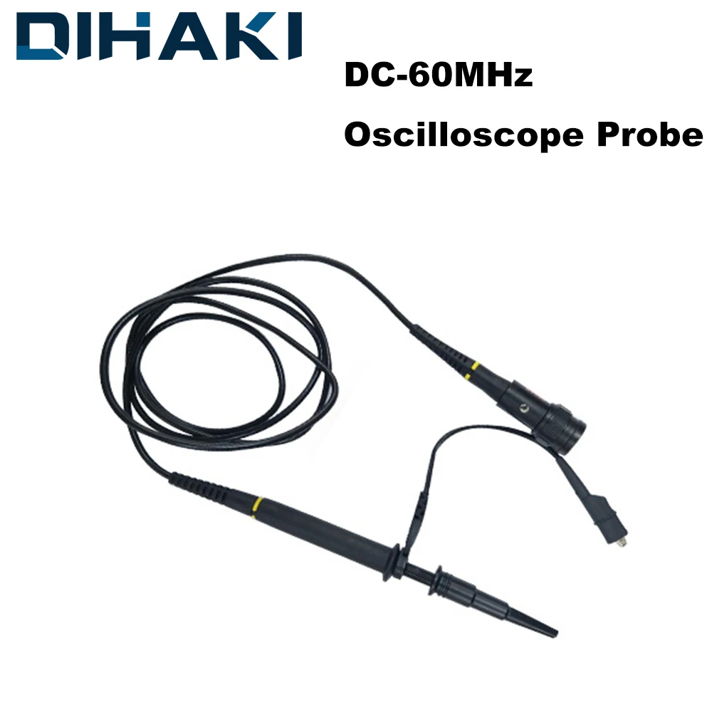 

Oscilloscope Probe Kit Oscilloscope Test Probe Scope 100X DC-60MHz P4060 High Quality