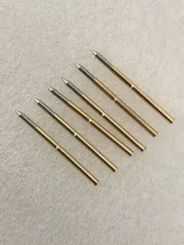 

Test Fixture Probe P100-B1 Pointed 1.0 Test Needle Gold Needle Spring Thimble Copper Needle 1.36x33.35mm 100pcs/bag