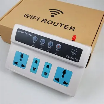 

Promotion 3 Sockets Mobile Phone GSM SIM Remote Control Wireless Smart Socket SwitchHot New Arrival