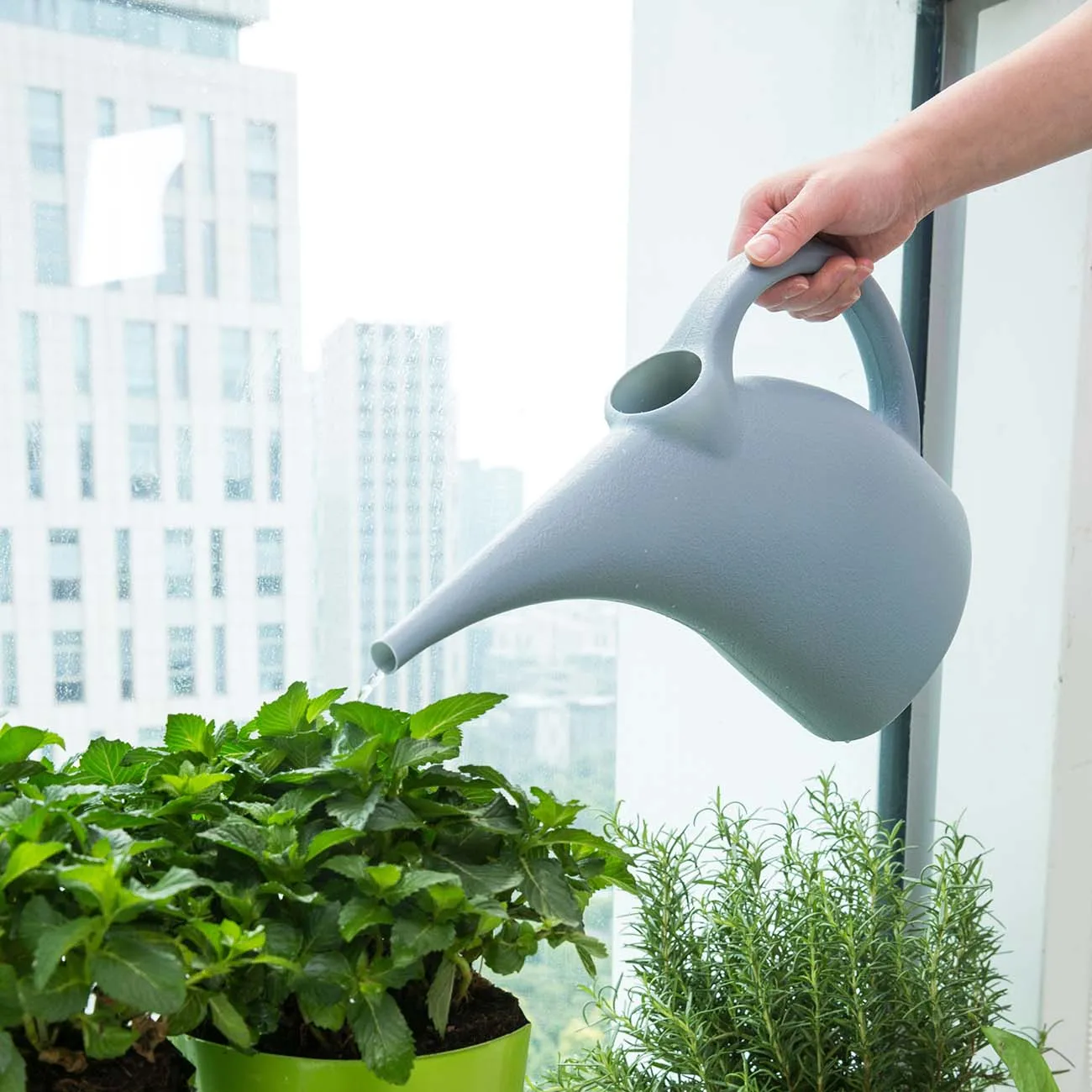 Plastic Watering Can Long Spout Elephant Houseplant Watering Pot jardim regadera Garden Accessories Indoor Irritation Tools automatic sprinkler system kit