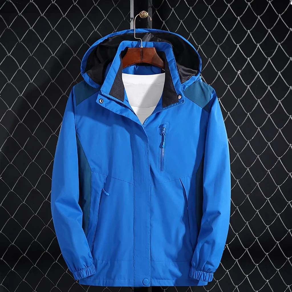 Женские куртки, пальто с капюшоном, Женская водонепроницаемая ветрозащитная Mountainskin куртка, Женская демисезонная Верхняя одежда со съемным капюшоном#909