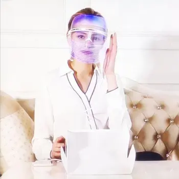 

Facial Color Light Rejuvenation Beauty Instrument Led Nano Color Light Skin Rejuvenation Mask English Version