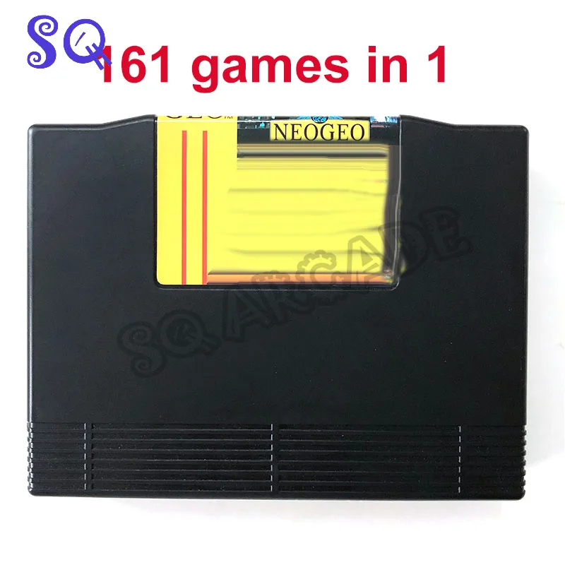 New Arrival Arcade Cassette 161 in 1 NEO GEO AES multi games Cartridge NeoGeo 161 in 1 AES version for Family AES Game Console