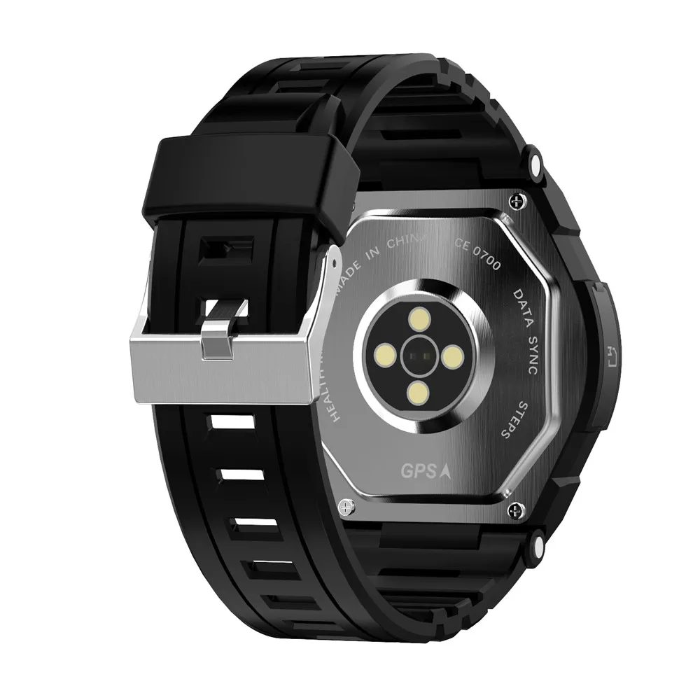 Greentiger DT97 gps Смарт-часы для мужчин монитор сердечного ритма кровяное давление запись звука Компас Барометр оповещение Smartwatch VS DT98