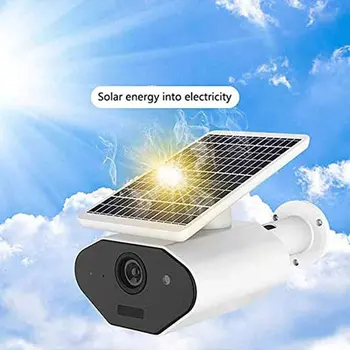 

2.0Mp 1080P Wifi Outdoor Security Solar Power Waterproof Supply Wireless Camera With Rechargeable Battery Two-Way Audio