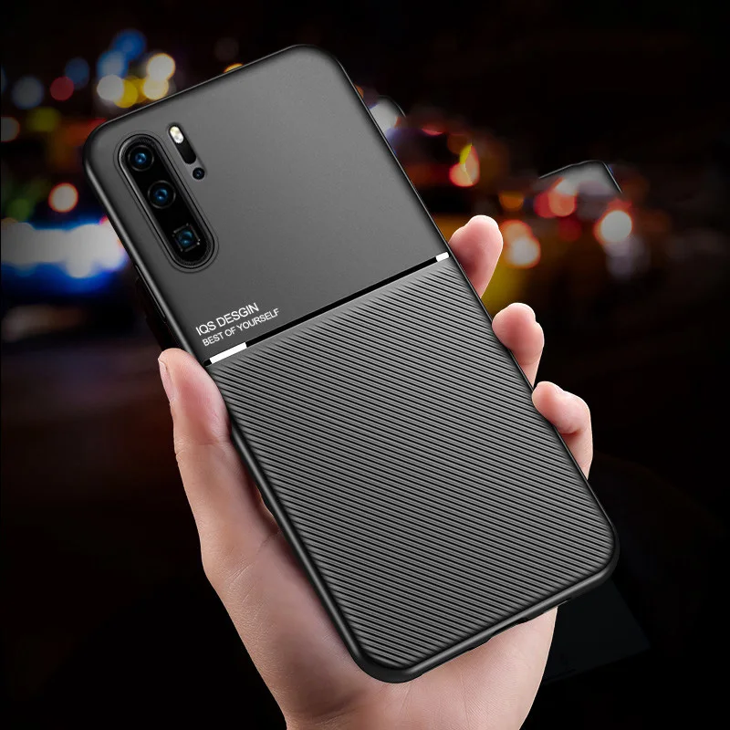 Тонкий Матовый кожаный чехол для Huawei P40 P30 P20 Pro Lite Mate 30 20 Nova 6 Honor 10i 20i P Smart 2019 чехлы