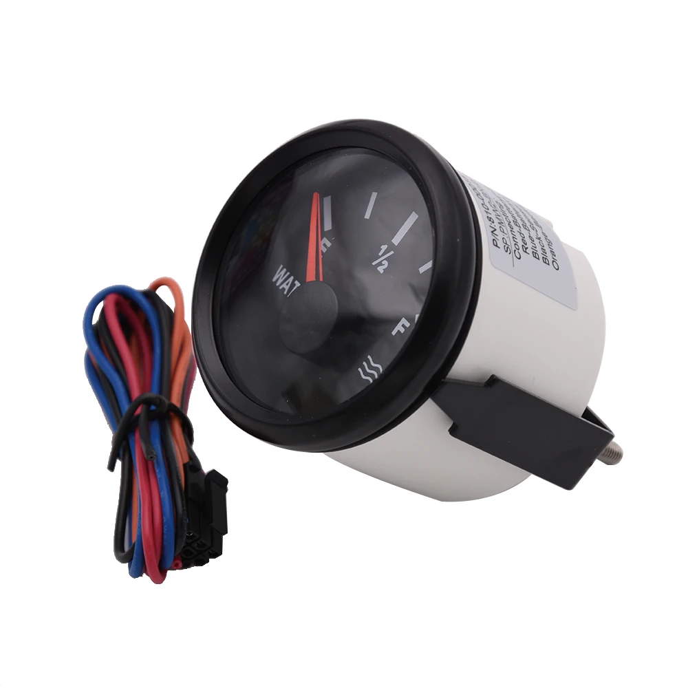 150-350mm Water Fuel Level Sensor Indicator 190ohm Fit 52mm Digital Water Gauge Tank Fuel Meter for Yacht Boat Car Motorcycle