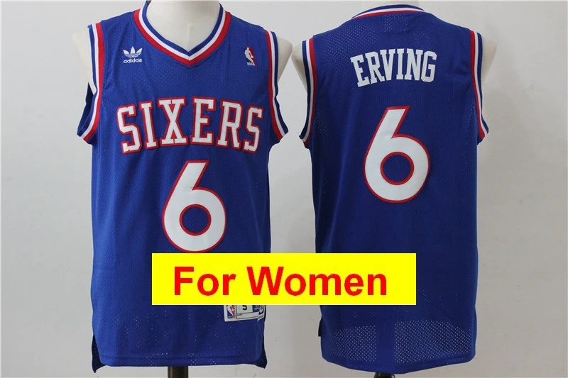 Оранжевый Филадельфия Бен Симмонс Joel Embiid Allen Iverson Markelle Fultz Julius Erving майки для женщин - Цвет: Оранжевый