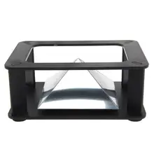 3D голографический экран тип внутреннего применения проектор Пирамида голографический экран пирамидальный проектор роскошная витрина для смартфона