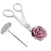 7Pcs/set Flower Scissor+Cake Tray +5pcs Tulips Rose Nozzle Nail Decor Lifter Fondant  Cream Transfer Baking Pastry Kitchen 5
