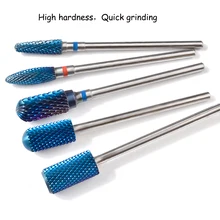 Электрический сверлильный станок для ногтей, набор клубники для маникюра, маникюра, педикюра, пилочка для ногтей, керамическая фреза, фрезы для маникюра