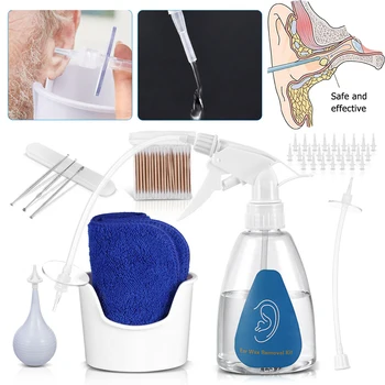 

Ear Cleaning Irrigation Kit Ear Wax Removal Tool Water Washing Syringe Squeeze Bulb Ear Cleaner For Adults Kids Earwax