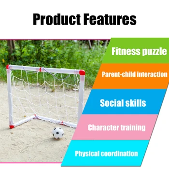 

Football Net Durable Practical Plastic White Ball Sports Goalkeeper Game Children'S Soccer Net Portable Outdoor Soccer Ball Net
