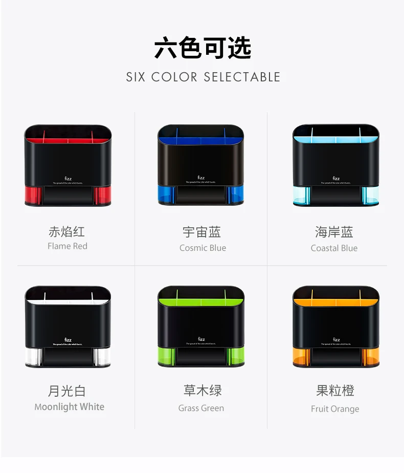 Xiaomi fizz многофункциональный пенал для ручек для канцелярских принадлежностей ручка ABS держатель канцелярские контейнер коробка офисные школьные принадлежности, блокноты