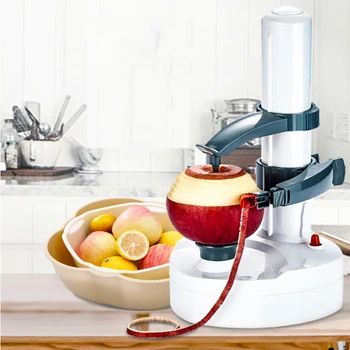 

Multifunctional electric automatic peelerFruit Vegetables Peeler Kithchen Two Spare Blades Potato Peeling Machine