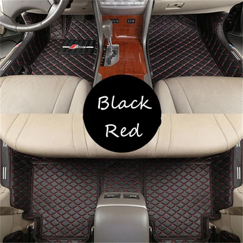 

High Side Leather Auto Car Floor Foot Mat For Ford Escort (2015-2019) 2016-2017-2018 Car Styling Floor Mat