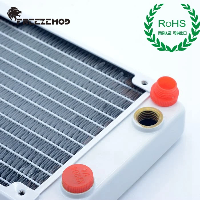 FREEZEMOD компьютер ПК водяной охладитель пианино краска белый цвет медный ЦП