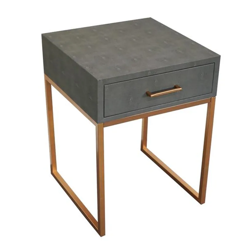 

FCH Leather Drawer Cabinet Gray