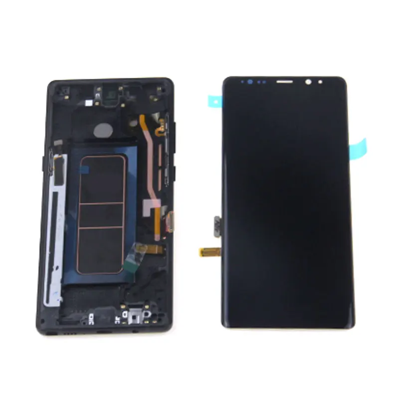 with Black frame Для samsung Galaxy NOTE8 N950 N950F N9500 N9500F N900D ЖК-дисплей с теневым экраном сенсорный экран Замена - Цвет: with Black frame
