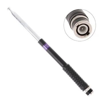 

FP10120 Portable VHF Two Way Radio 136-174MHZ 10 Sections Telescopic Antenna Vertical Single Band BNC-Male For IC- V80 IC-U82