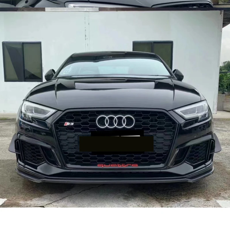 2 шт. накладки на передний бампер из углеродного волокна для Audi A3 RS3|Передние и