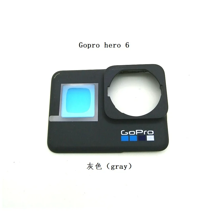 Оригинальные аксессуары для GoPro Hero 7 6 5 4 Черная Спортивная камера передняя дверь/Лицевая панель/стекло с УФ фильтром объектив/USB Крышка батарейного отсека - Цвет: gopro 6 panel