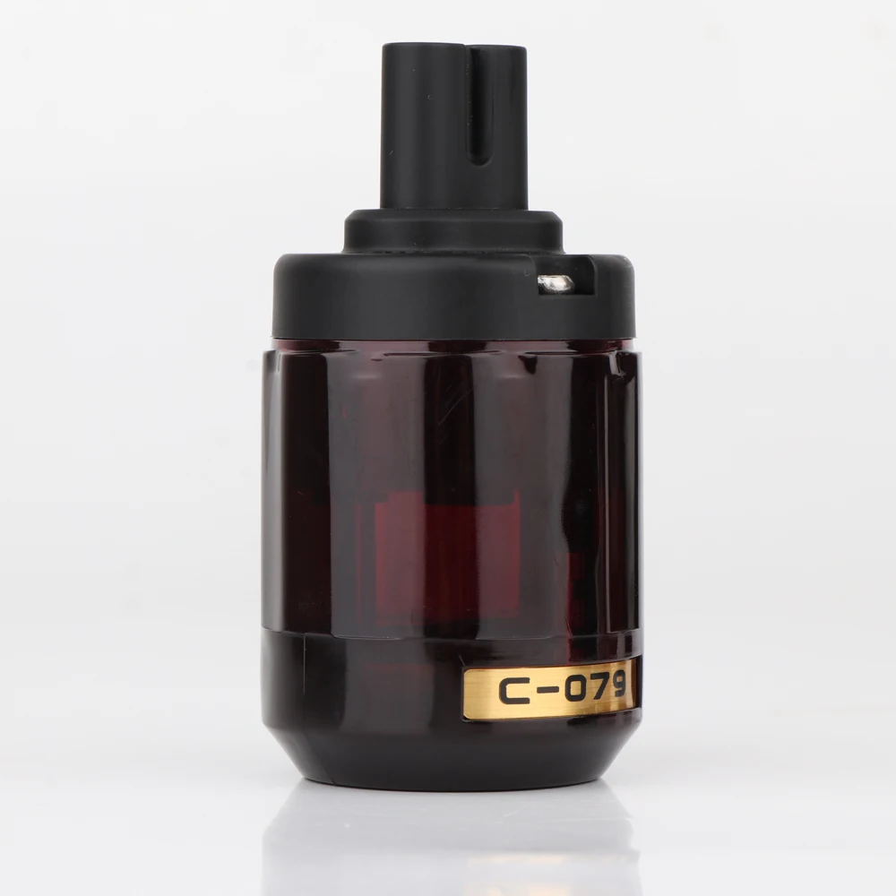 Hifi-figura De C-037 Chapado En Rodio, 8 Conectores IEC C7, Cable De